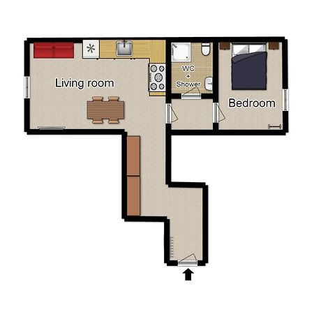 Modern Apartment Charvátova Praag Buitenkant foto